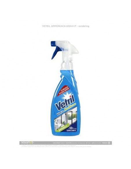 Detergente Multisuperficie Vetril 650 ml ammoniaca M2306