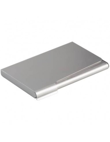 Portabiglietti da visita Durable BUSINESS CARD BOX alluminio argento metallizz. fino a 20 biglietti - 241523
