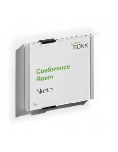 Targhe DURABLE INFO SIGN alluminio/acrilico trasparente/argento metallizzato 149x148