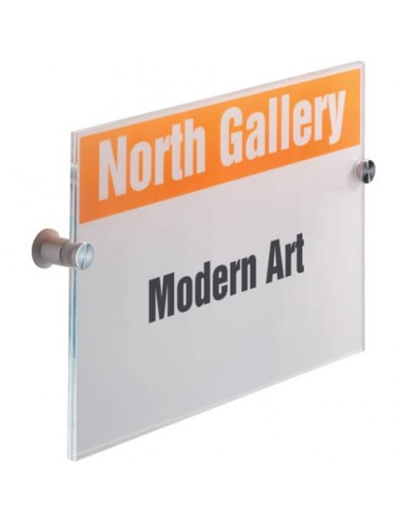 Targa DURABLE CRYSTAL SIGN acrilico trasparente 210x297 mm 482519