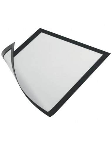 Cornici con pannello magnetico DURABLE DURAFRAME® MAGNETIC A4 PVC rigido nero 236x323 mm  conf. 5 - 486901