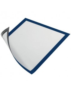 Cornici con pannello magnetico DURABLE DURAFRAME® MAGNETIC A4 PVC rigido blu scuro 236x323 mm  conf. 5 - 486907