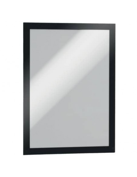 Cornici con pannello magnetico DURABLE DURAFRAME® A4 nero 236x323mm conf. 2 - 487201