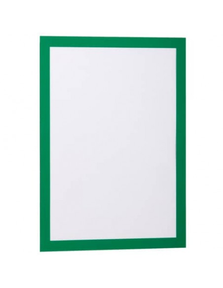 Cornici con pannello magnetico DURABLE DURAFRAME® A4 verde 236x323mm conf. 2 - 487205