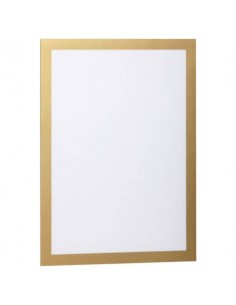 Cornici con pannello magnetico DURABLE DURAFRAME® A4 oro 236x323mm conf. 2 - 487230