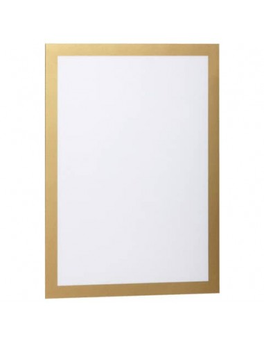 Cornici con pannello magnetico DURABLE DURAFRAME® A4 oro 236x323mm conf. 2 - 487230