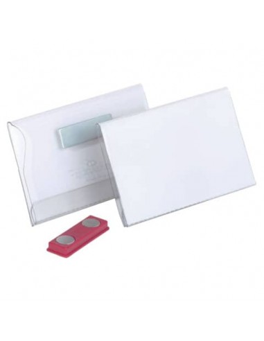 Portanomi DURABLE con magnete trasparente inserto 54x90mm conf. 25 - 811719