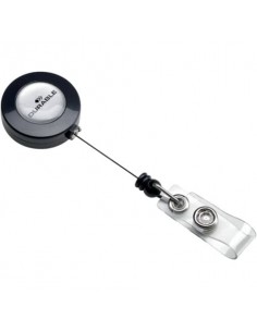 Accessori per portanomi e portabadge DURABLE chiocciole YO-YO rotonda in plastica  conf. 10 - 815258