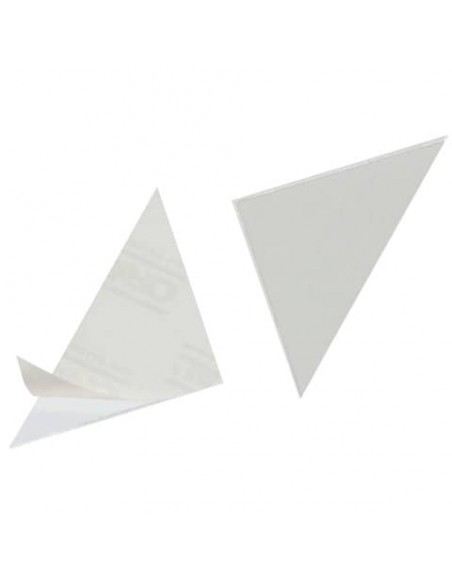 Tasche adesive DURABLE CORNERFIX® triangolari polipropilene trasparente 75x75mm  conf. 100 - 828119