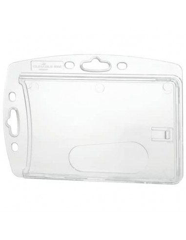 Portabadge Durable 54x85 mm trasparente Conf. 10 pezzi - 890519