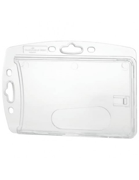 Portabadge Durable 54x85 mm trasparente Conf. 10 pezzi - 890519