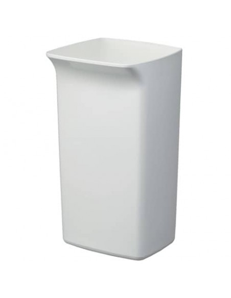 Contenitore portarifiuti DURABLE DURABIN SQUARE 40 polietilene bianco 1800798010