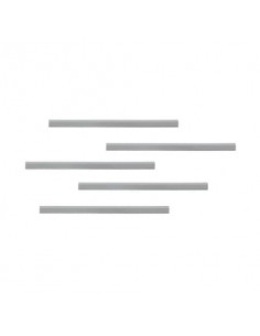 Clip adesive DURABLE DURAFIX® RAIL argento metallizzato 297x17mm conf. 5 - 470723