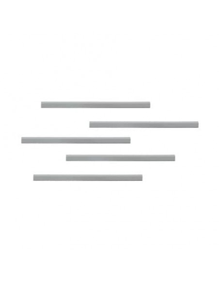 Clip adesive DURABLE DURAFIX® RAIL argento metallizzato 297x17mm conf. 5 - 470723