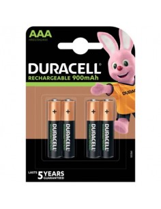 Batterie ricaricabili Duracell Precaricata Ministilo 900 mAh AAA conf. da 4 - DU77