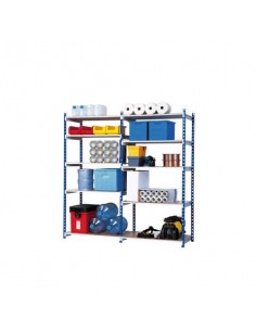 Modulo base scaffalatura Paperflow RANG'ECO regolabile 125x35x200 cm blu - K607130