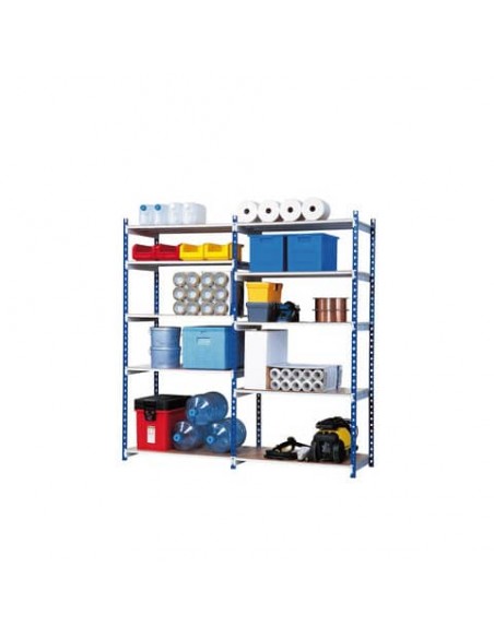 Modulo aggiunta scaffalatura Paperflow RANG'ECO regolabile 125x35x200 cm blu - K607131