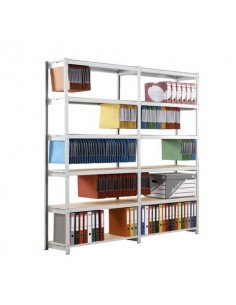 Modulo aggiuntivo scaffalatura Paperflow RANG'ECO SF fisso 100x37x195 cm grigio - K652132