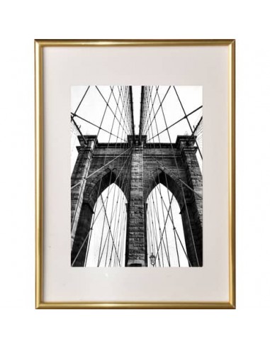 Cornice Methodo Hooker Crilex da parete A4 oro K980164