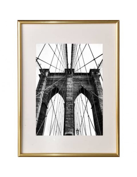 Cornice Methodo Hooker Crilex da parete A4 oro K980164