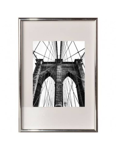 Cornice Methodo Hooker Crilex da parete A4 argento K980165