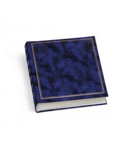 Album portafoto Lebez 40 fogli con velina f.to 25x30 cm blu 0380-BL