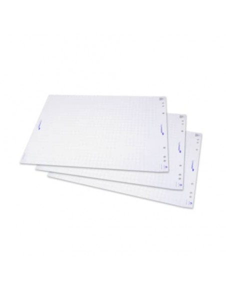 Blocco di carta per lavagna Legamaster 20 fogli 65x98 cm bianco quadrettato conf. 5 rotoli - L-1565 00