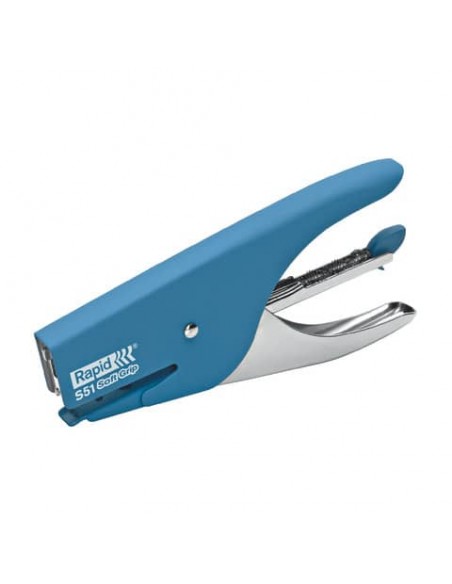 Cucitrice a pinza Rapid S51 SUPREME Soft Grip fino a 15 fogli blu 10538742