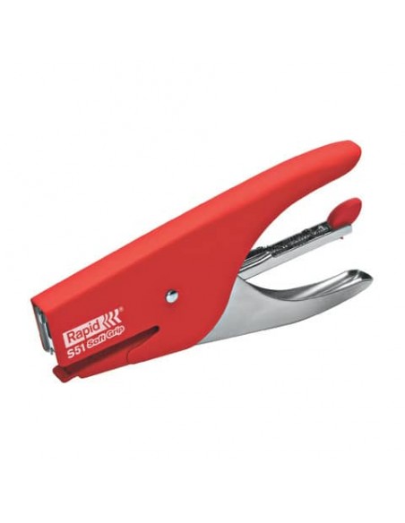Cucitrice a pinza Rapid S51 SUPREME Soft Grip fino a 15 fogli rosso 10538747