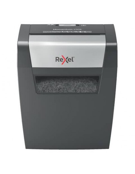 Distruggidocumenti uso personale Rexel Momentum X406 - P-4 - 15 L - taglio a frammenti 4x30 mm - 2104569EU