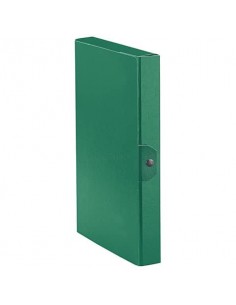 Cartelle portaprogetti Esselte C24 EUROBOX dorso 4 cm presspan biverniciato verde - 390324180
