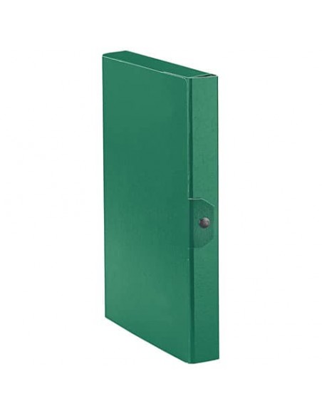 Cartelle portaprogetti Esselte C24 EUROBOX dorso 4 cm presspan biverniciato verde - 390324180