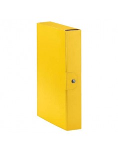 Cartelle portaprogetti Esselte C26 EUROBOX dorso 6 cm presspan biverniciato giallo - 390326090