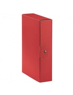 Cartelle portaprogetti Esselte C26 EUROBOX dorso 6 cm presspan biverniciato rosso - 390326160