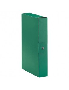 Cartelle portaprogetti Esselte C26 EUROBOX dorso 6 cm presspan biverniciato verde - 390326180