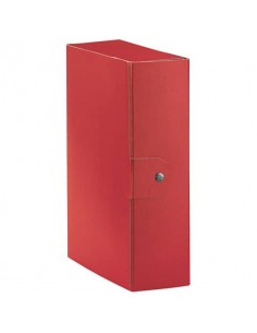 Cartella portaprogetti Esselte C30 EUROBOX dorso 10 cm presspan biverniciato rosso - 390330160