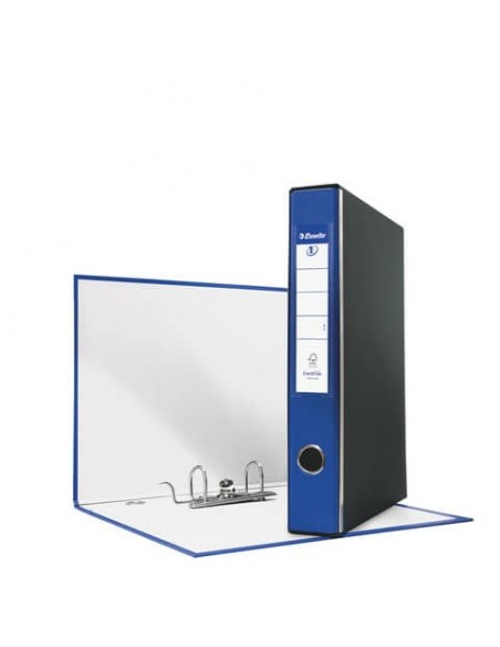 Registratore con custodia Esselte G54 Eurofile protocollo dorso 5 cm cartone rivestito in PP blu - 390754050