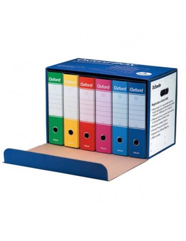 Registratori con custodia Esselte Oxford Box G85 protocollo 54