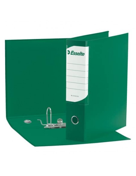 Registratore con custodia Esselte G95 BUSINESS protocollo Dorso 8 cm cartone plastificato verde - 390795180