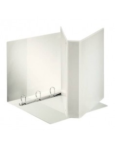 Raccoglitore personalizzabile Esselte Display Maxi a 4 anelli a D 28x32 cm dorso 6 cm bianco - 394753000