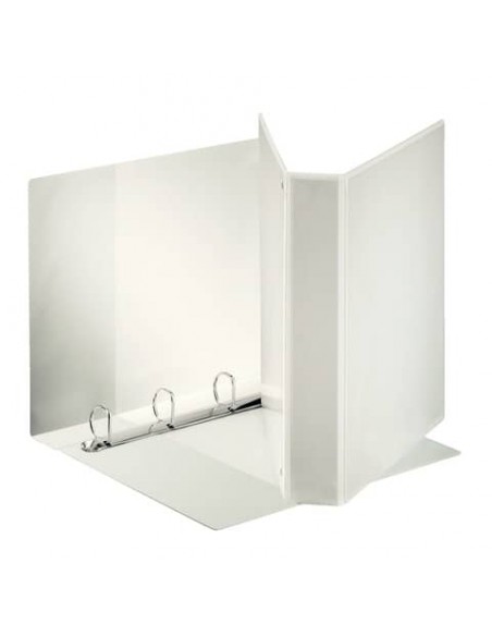 Raccoglitore personalizzabile Esselte Display Maxi a 4 anelli a D 28x32 cm dorso 6 cm bianco - 394753000