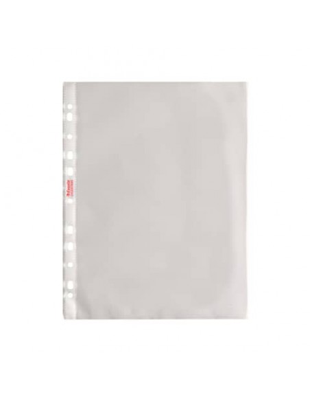 Buste a perforazione universale goffrate Esselte DELUXE 22x30 cm trasparente antiriflesso  conf.100 - 395697600
