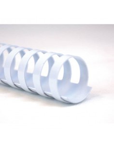 Dorsi plastici a 21 anelli GBC CombBind 10 mm A4 bianco - fino a 65 fogli conf da 100 dorsi - 4028195