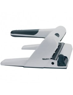 Perforatore a 4 fori a distanza variabile Leitz AKTO 5114 30 fogli grigio metallizzato - 51140184