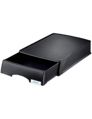 Cassetto componibile Leitz PLUS in polistirolo A4 nero 25