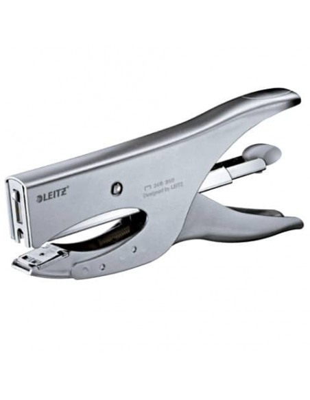 Cucitrice a pinza max 40 fogli Leitz 5549 grigio metallizzato satinato 55490081 Cucitrice a pinza max 40 fogli Leitz 5549 grigio metallizzato satinato 55490081