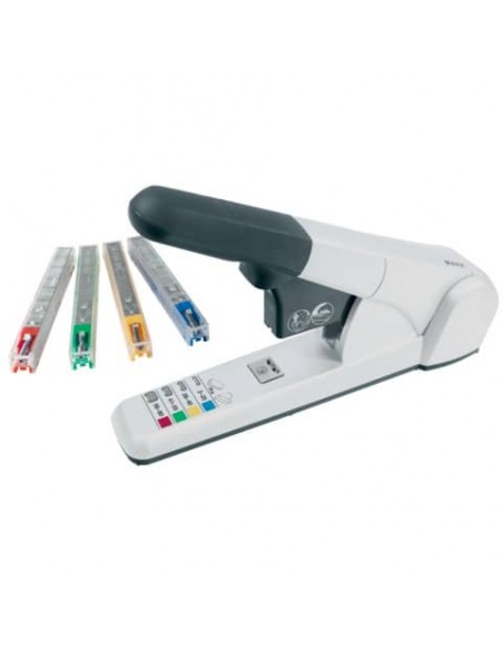 Cucitrice da tavolo blocchi max 80 fogli Leitz 5551 grigio chiaro 55510084