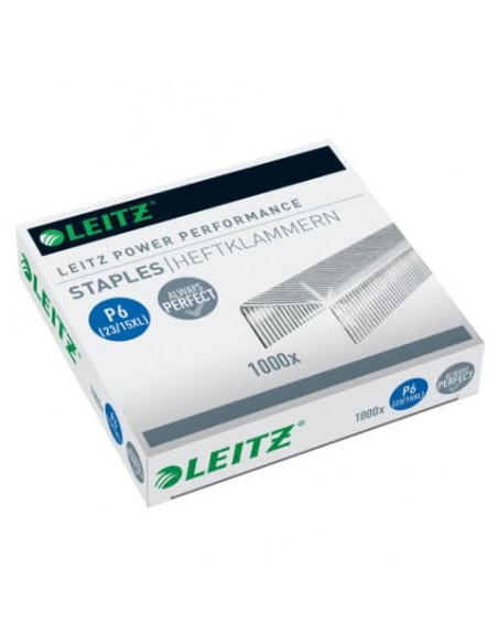 Punti metallici 23/15XL per cucitrice 5553 Leitz 23/15 XL scatola da 1000 punti - 55790000 Punti metallici 23/15XL per cucitrice 5553 Leitz 23/15 XL scatola da 1000 punti - 55790000