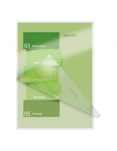 Pouches per plastificatrici Leitz iLam con UDT 2x80 µm in EVA A4 21