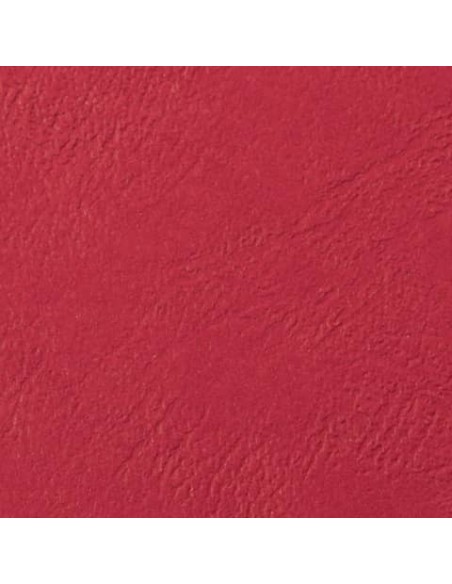 Copertine per rilegatura GBC Leathergrain in cartoncino goffrato rosso  conf da 100 copertine - CE040031
